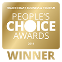 Fraser Coast Business & Tourism People's Choice Awards Winner 2014